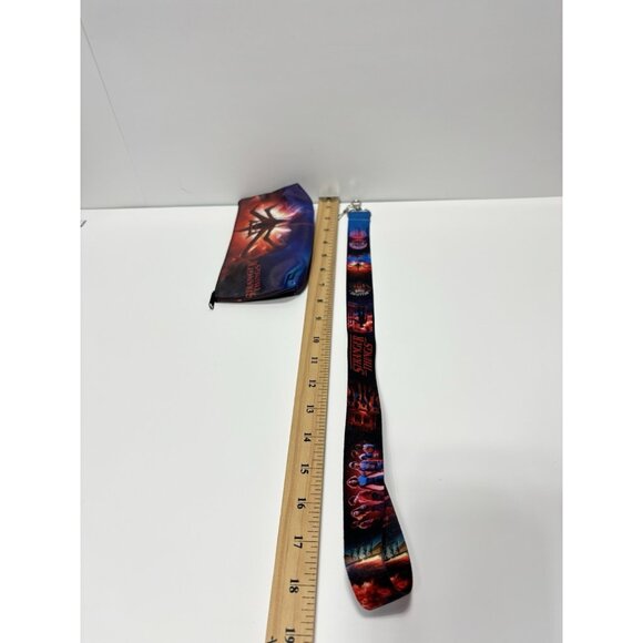 Stranger Things Pencil Case and Lanyard Netflix TV Show Merch School Set - Picture 5 of 5